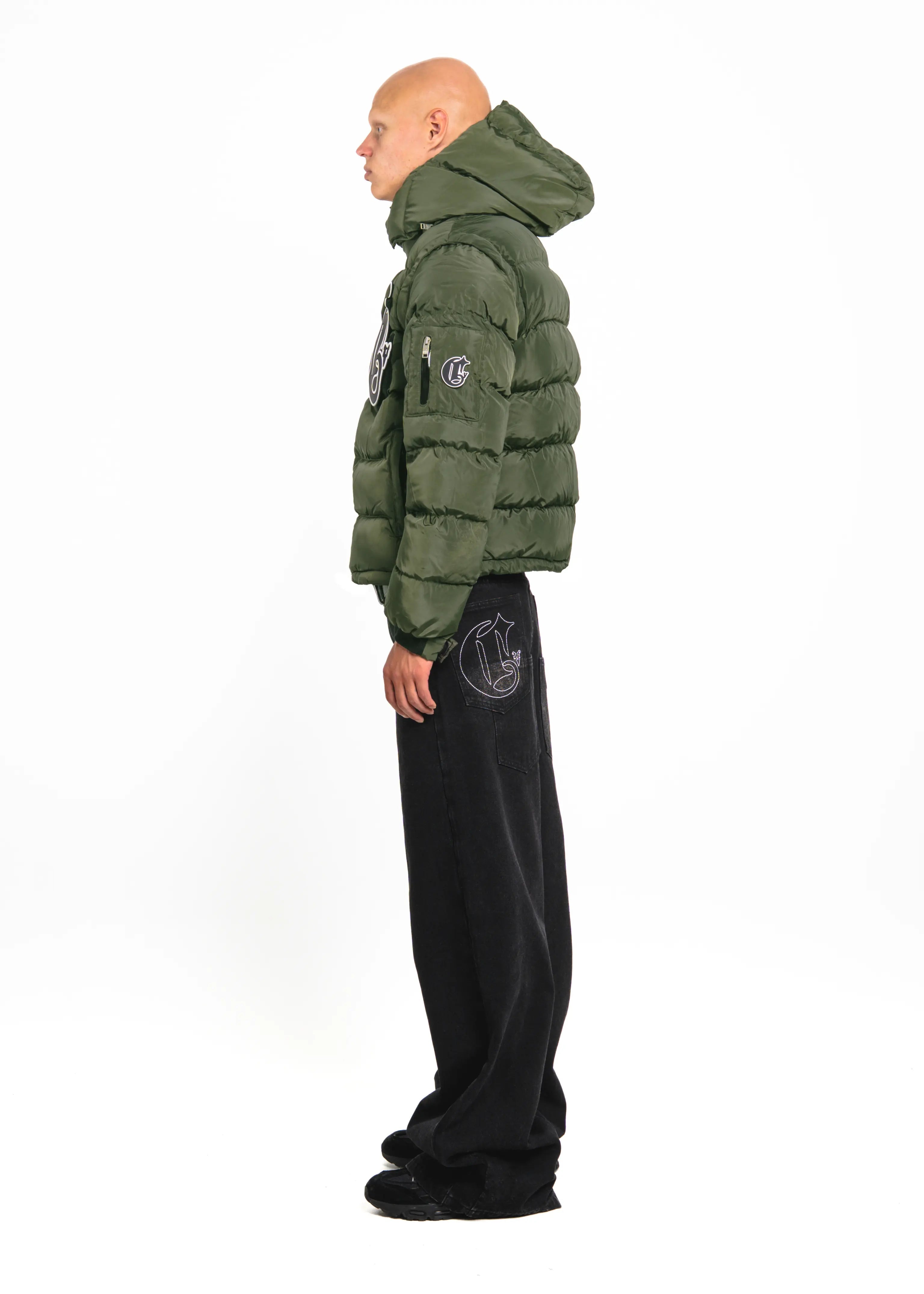Green Technical Puffer