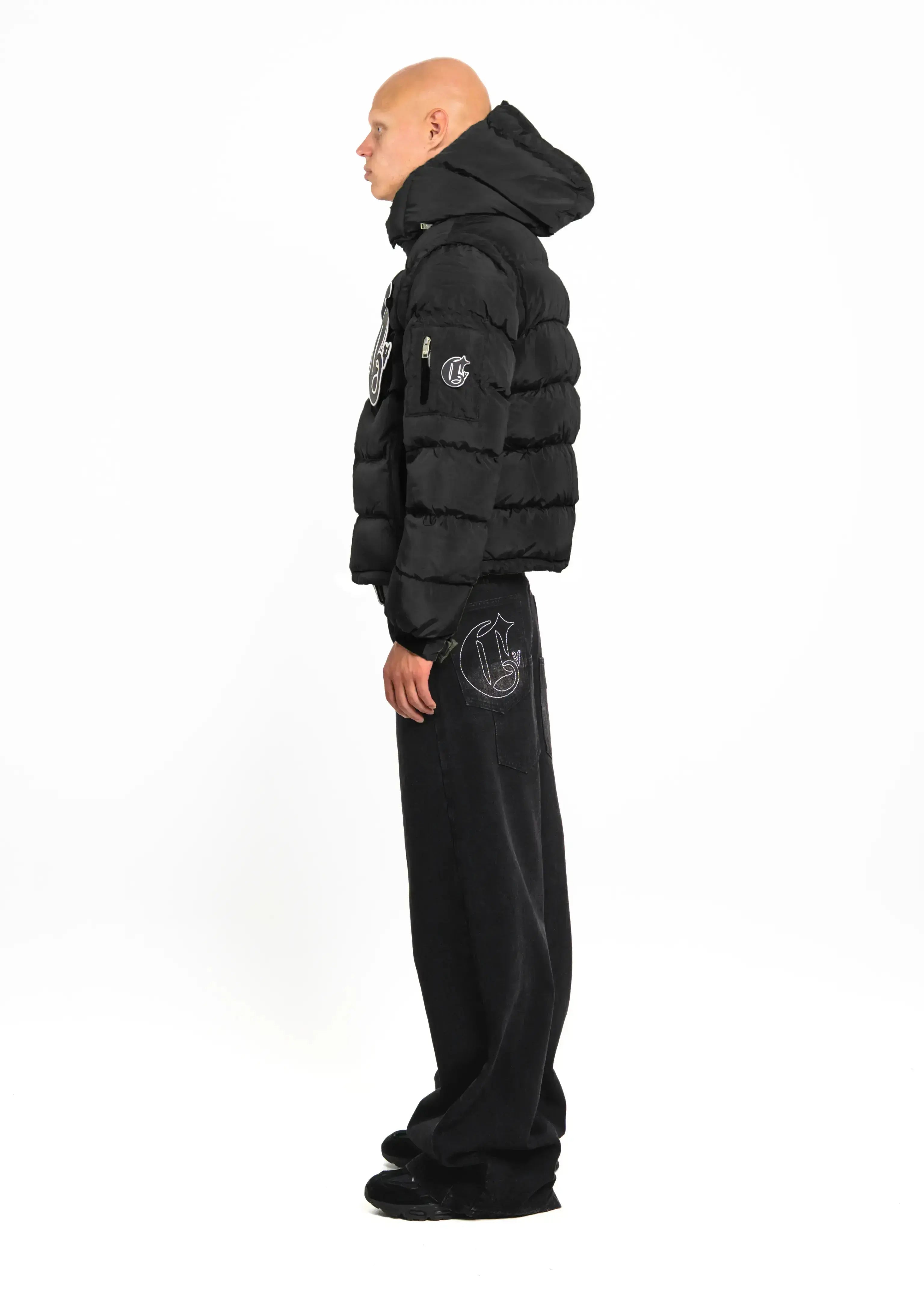 Matte Black Technical Puffer