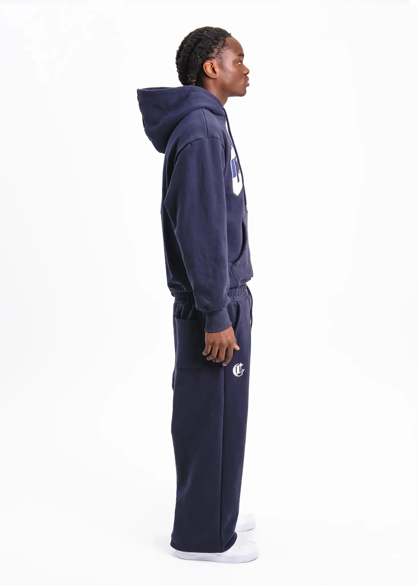 NAVY FINLAND FLAG HOODIE