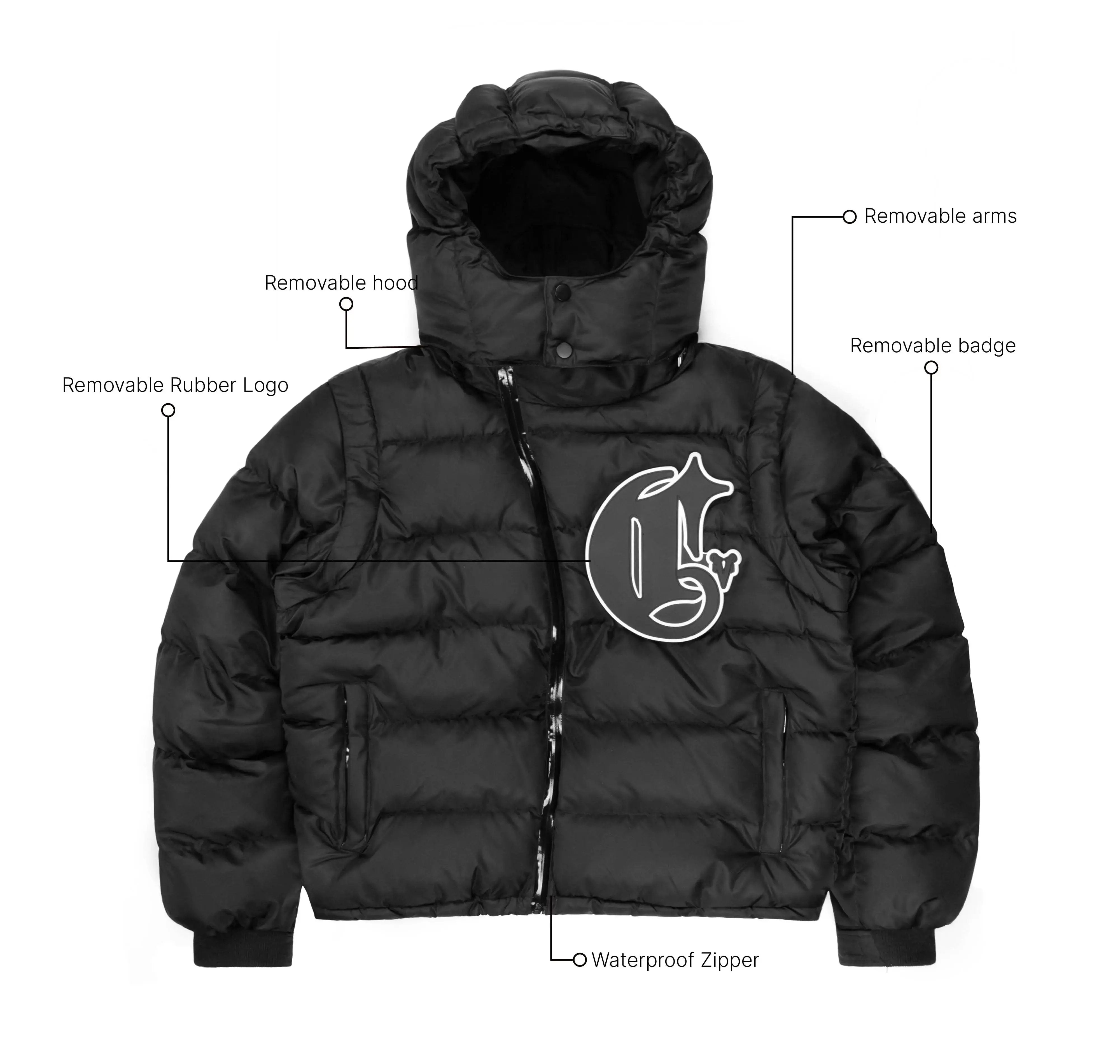 Matte Black Technical Puffer