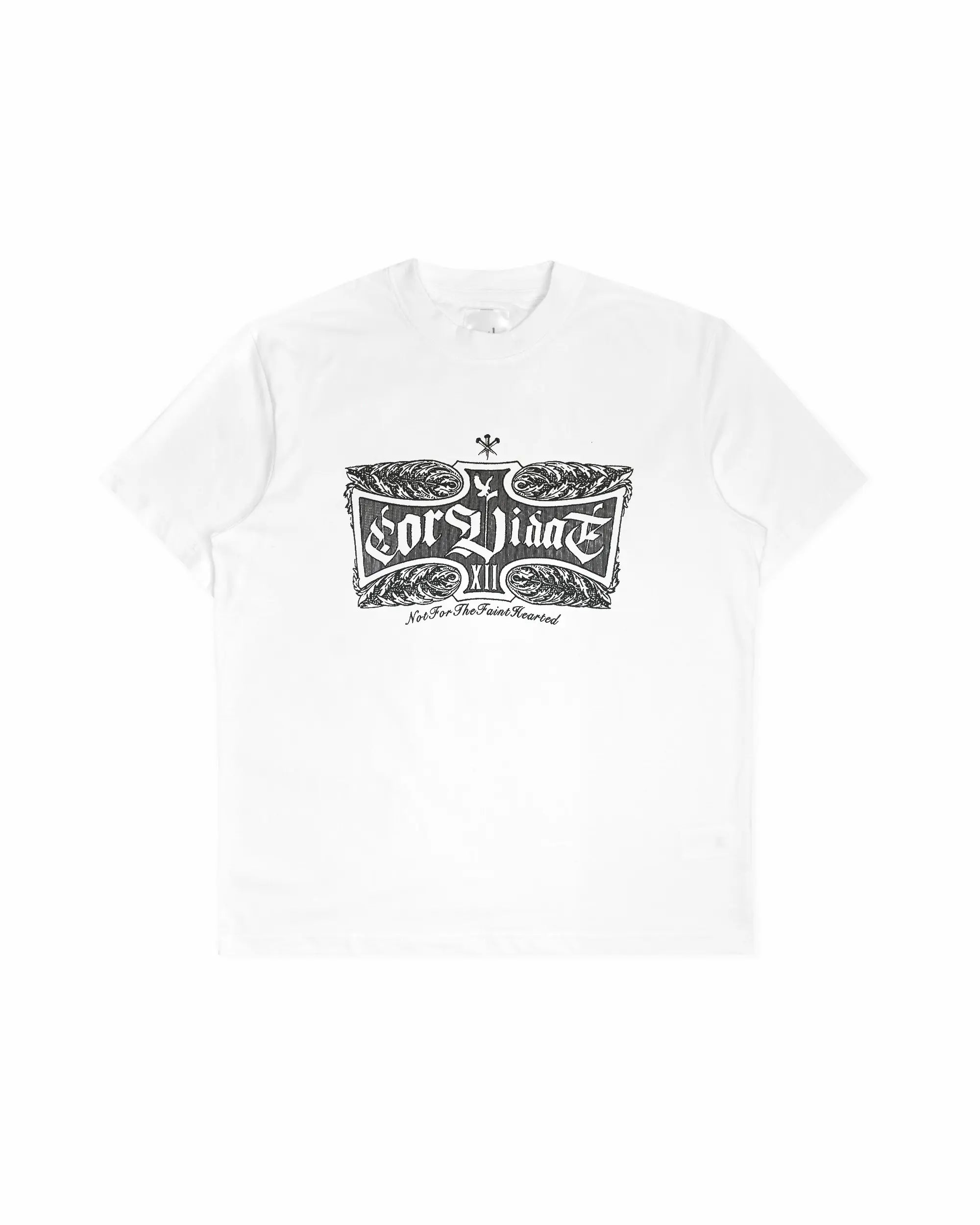 Faint Hearted Tee White