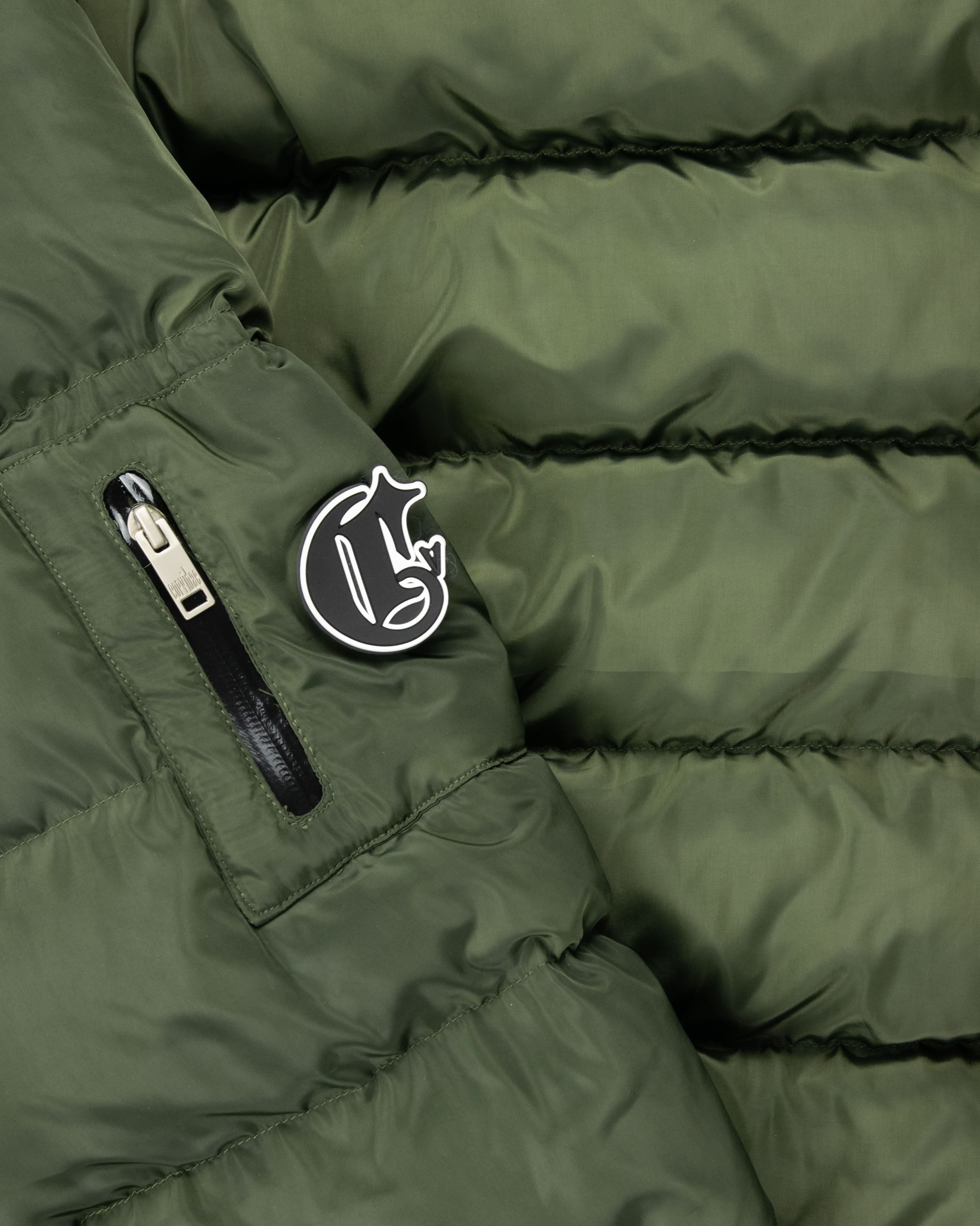 Green Technical Puffer