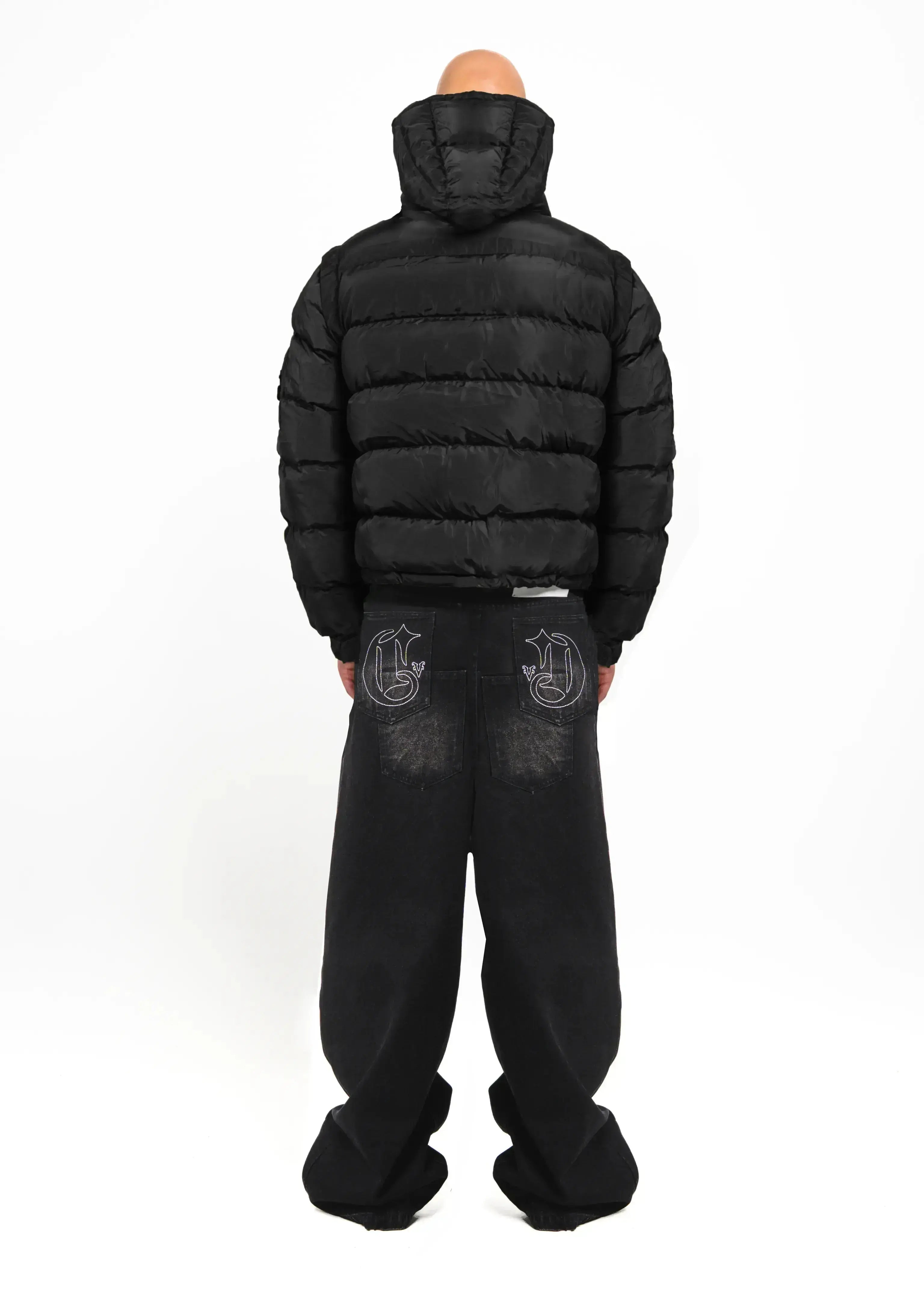 Matte Black Technical Puffer