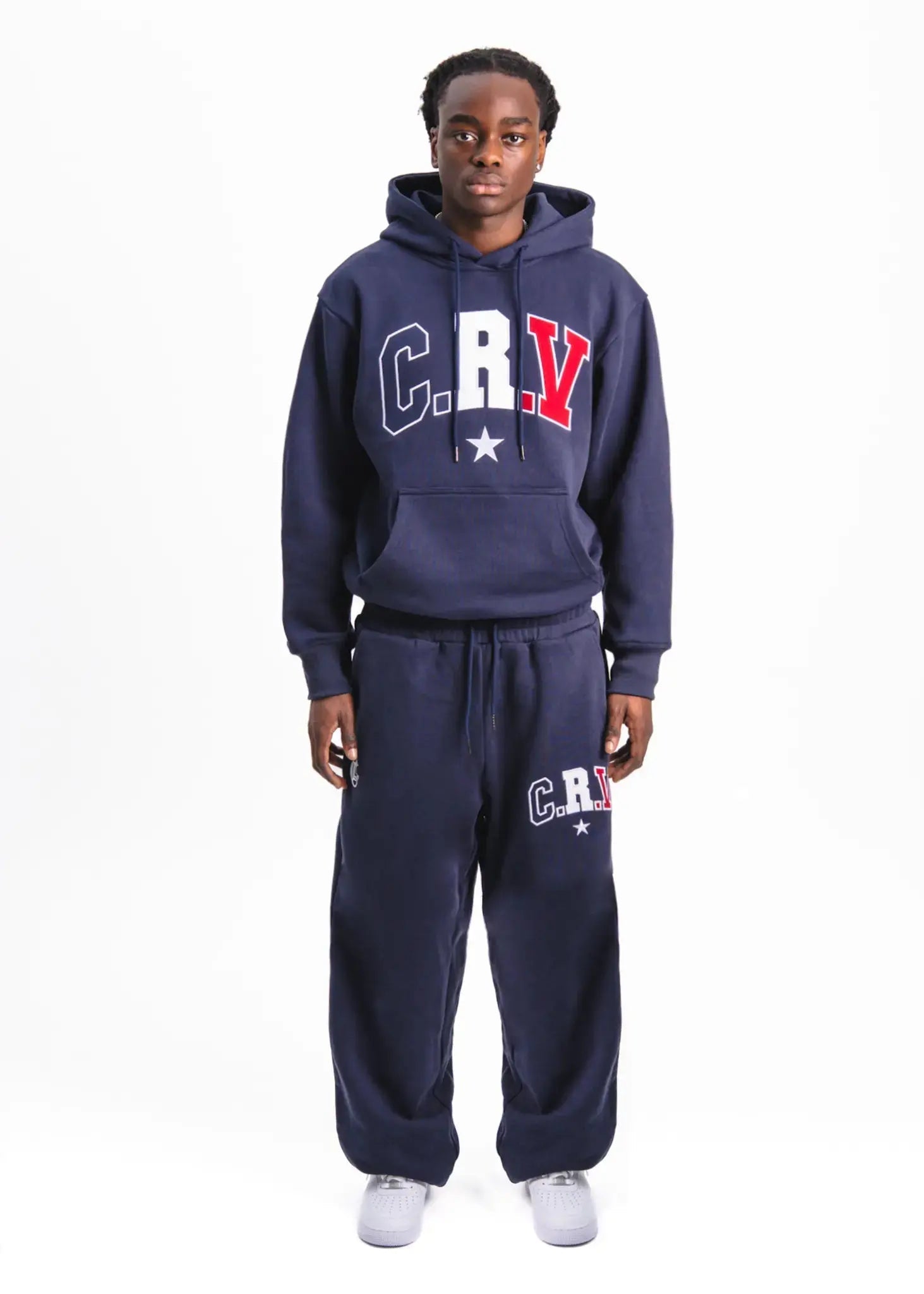 NAVY FRANCE CRV SWEATPANTS