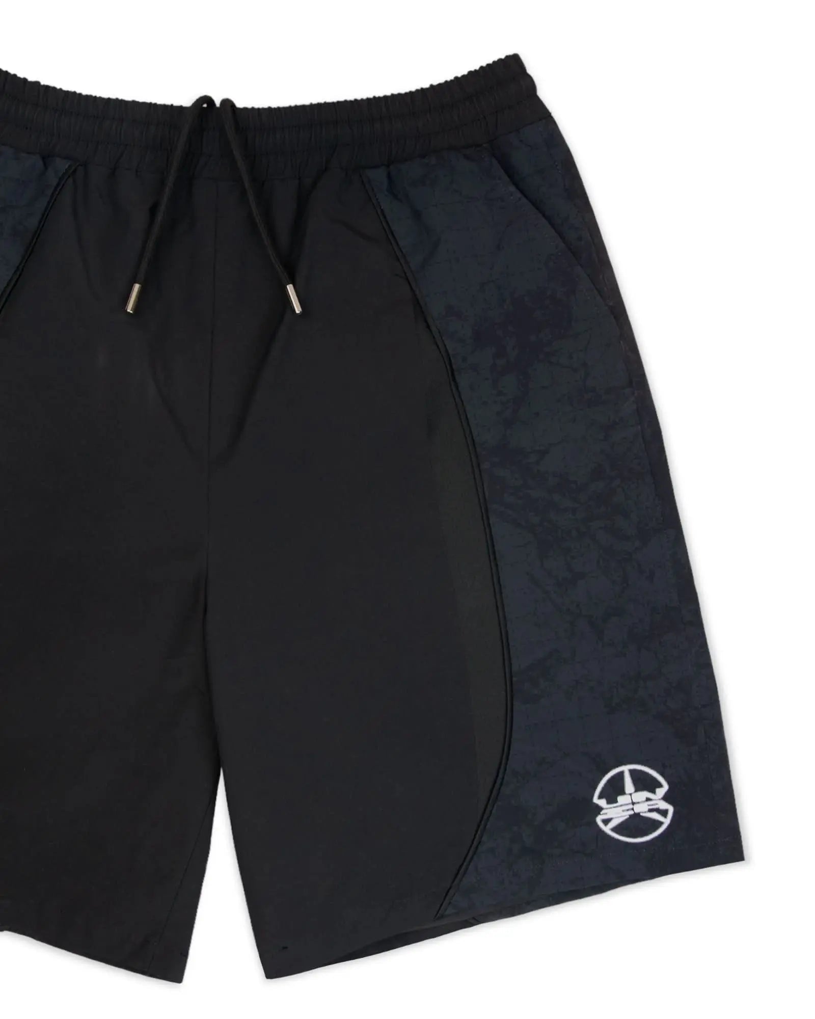 UNIA x CORVIDAE Shell Shorts Black
